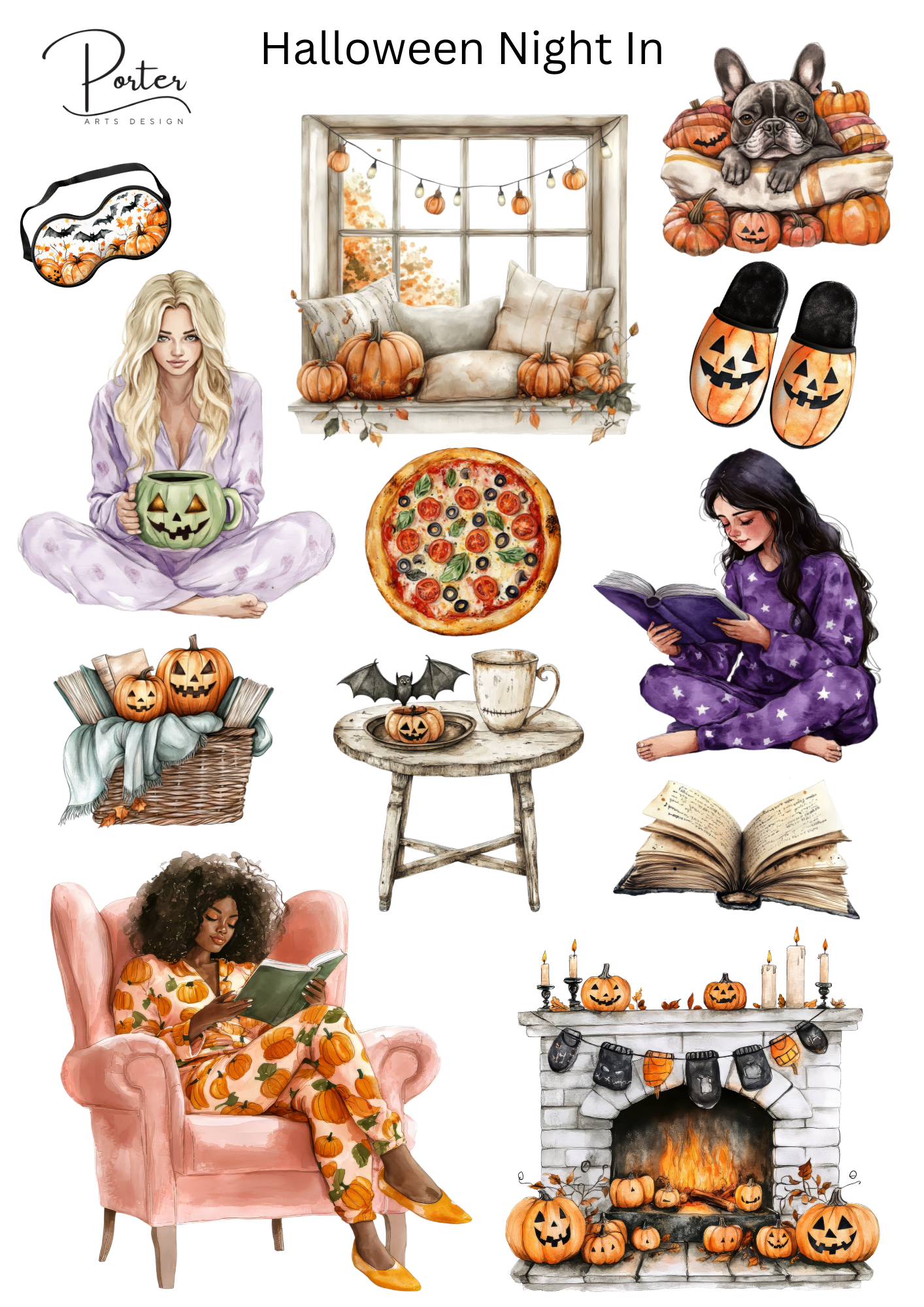 *TANGIBLE* Halloween Night In Sticker