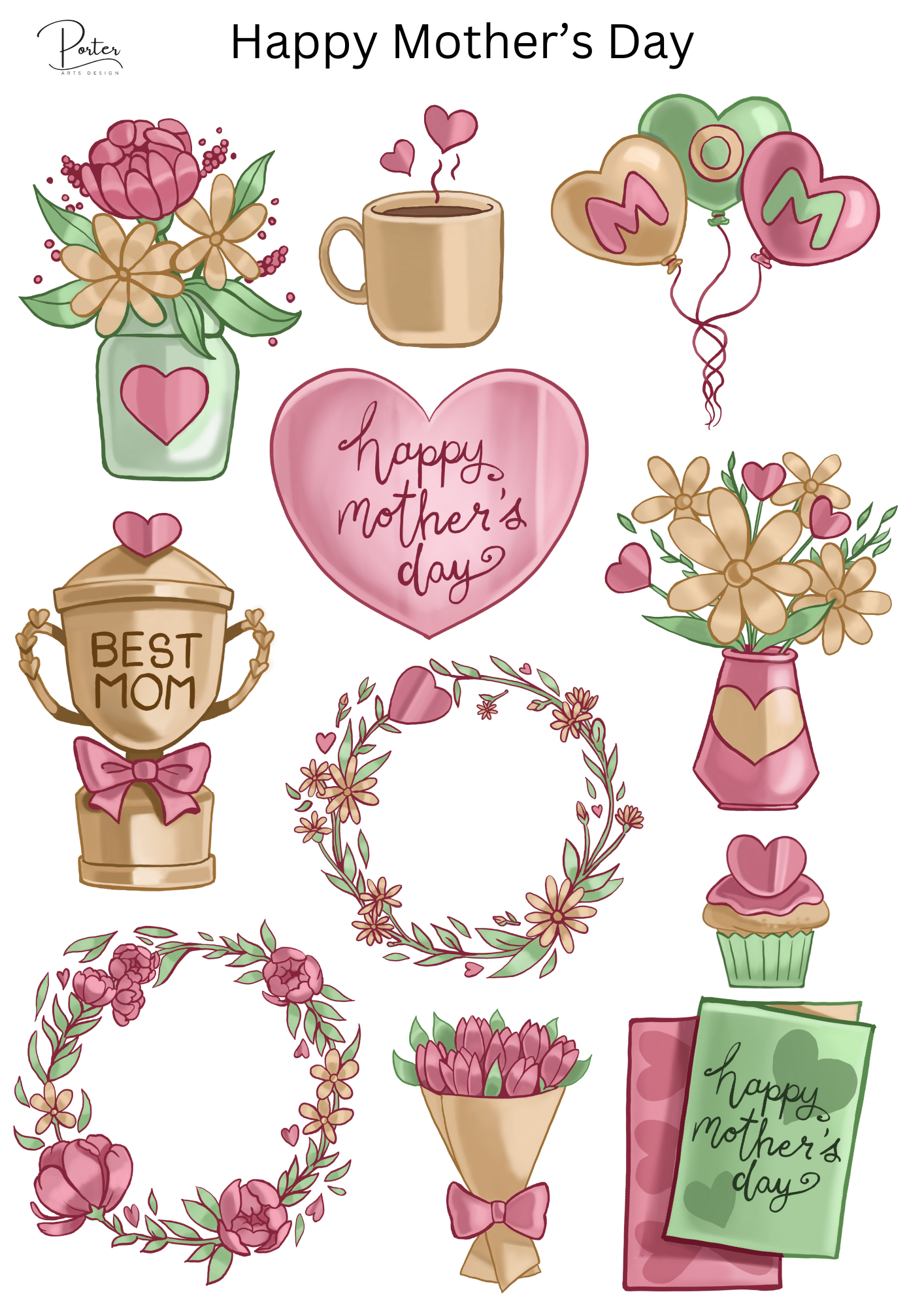 *TANGIBLE* Happy Mother's Day Sticker