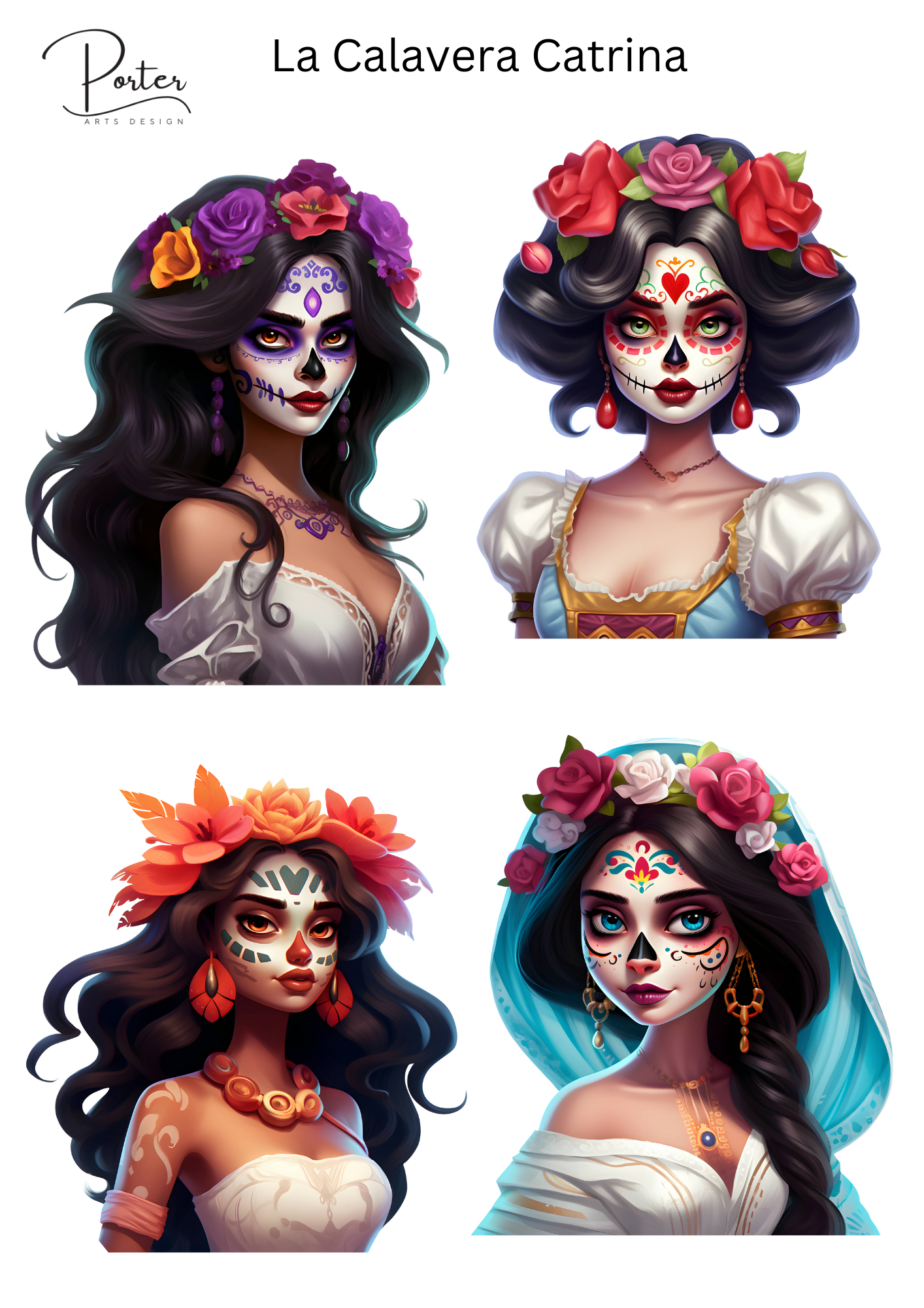 *TANGIBLE* La Calavera Catrina Sticker
