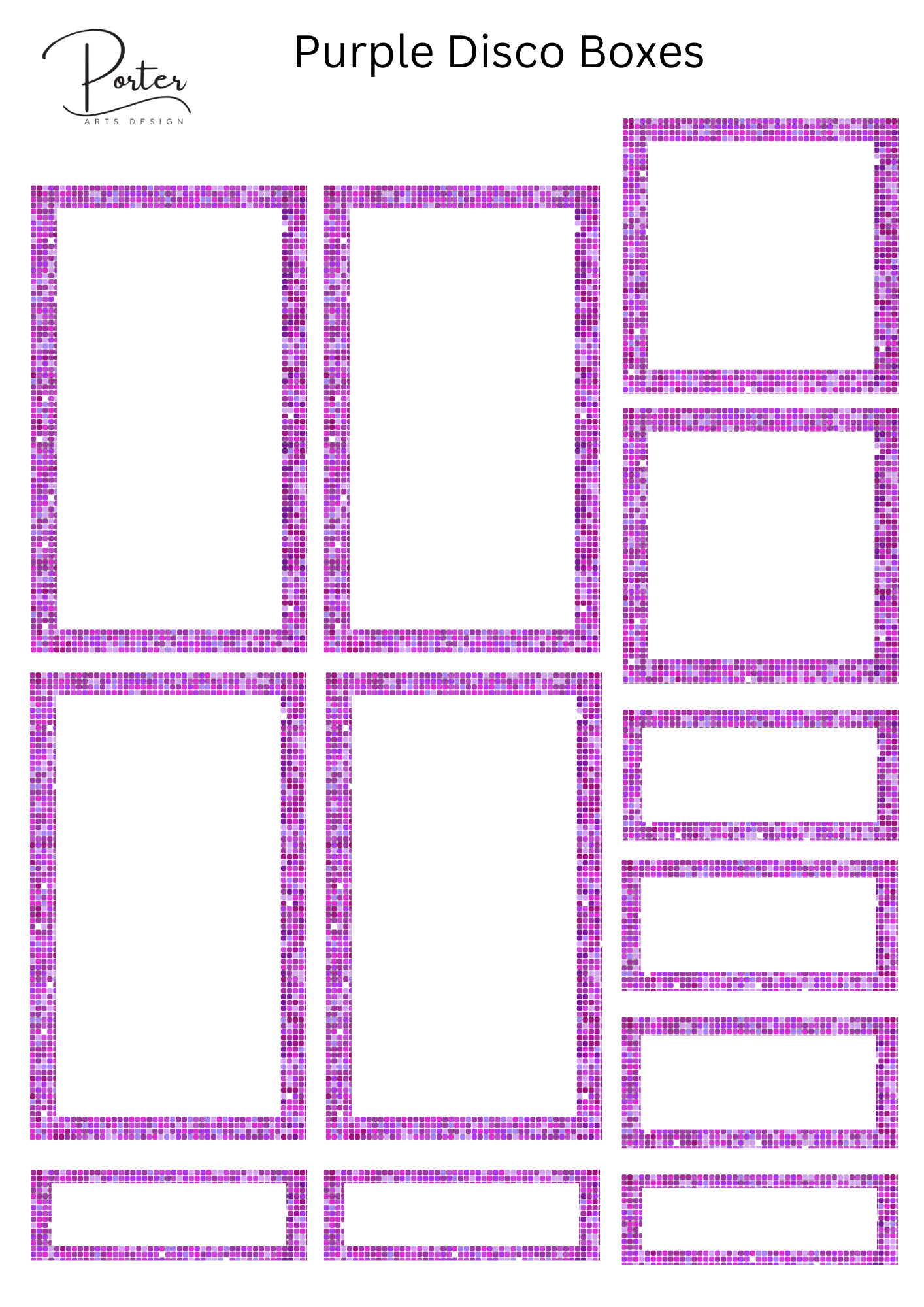 *TANGIBLE* Magenta Disco Boxes