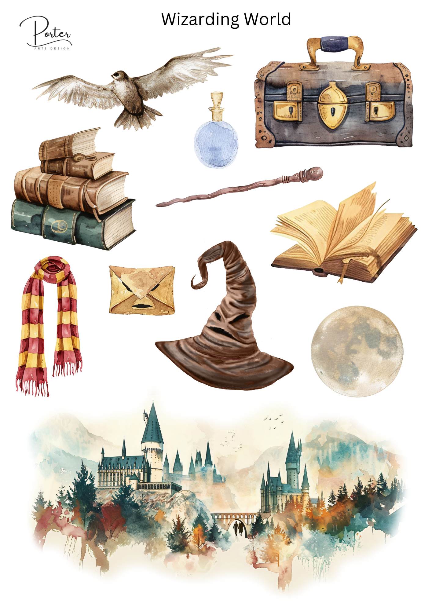 *PRINTABLE* Wizarding World Stickers
