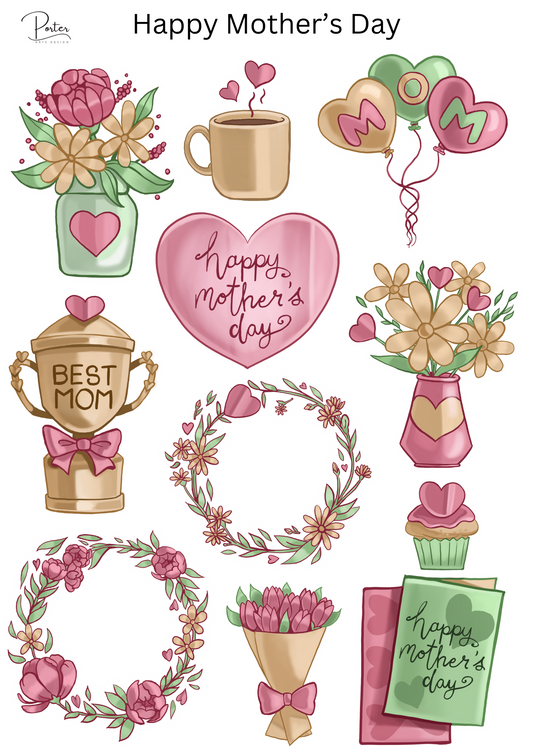 *TANGIBLE* Happy Mother's Day Sticker