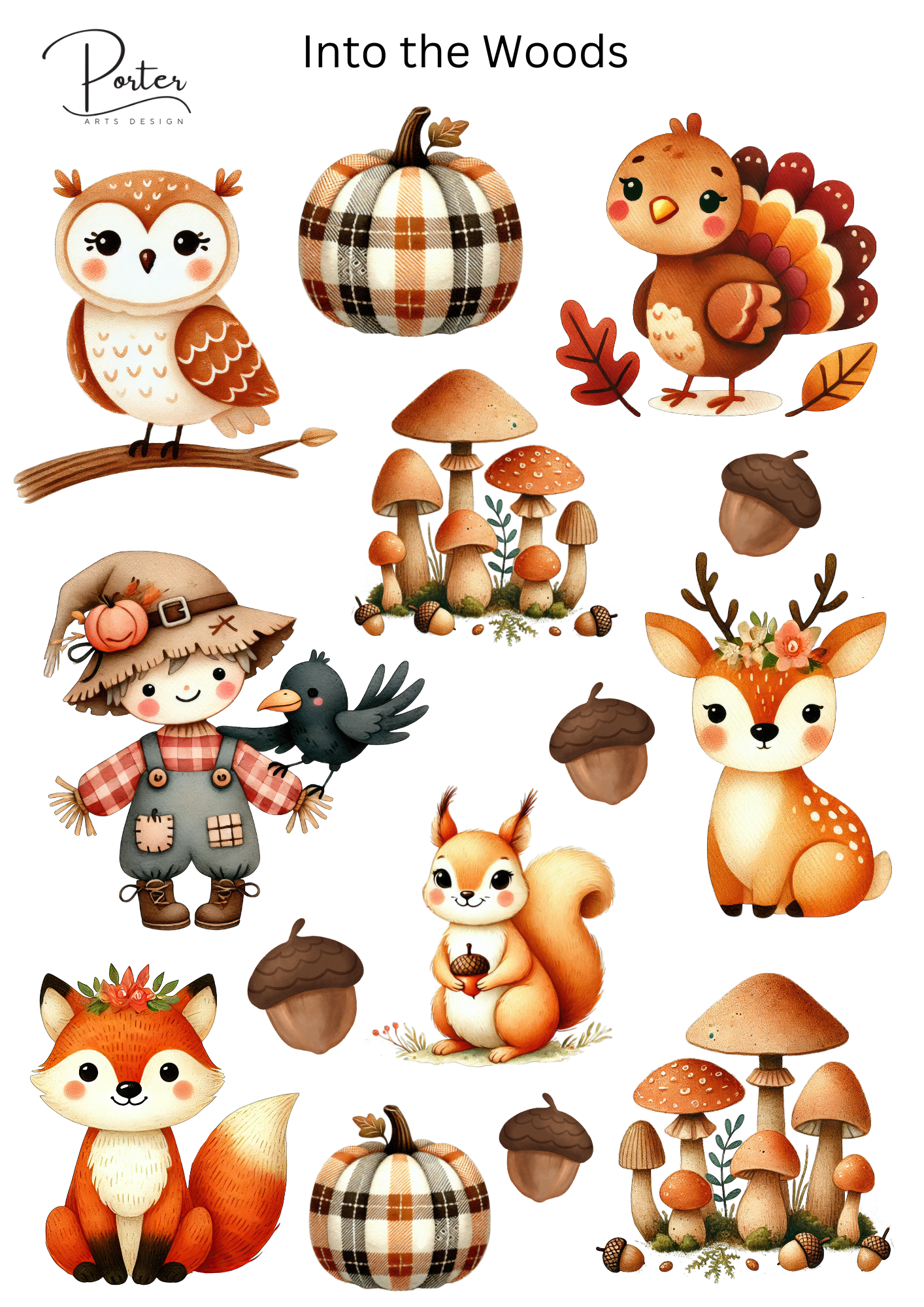 *PRINTABLE* Into the Woods Sticker