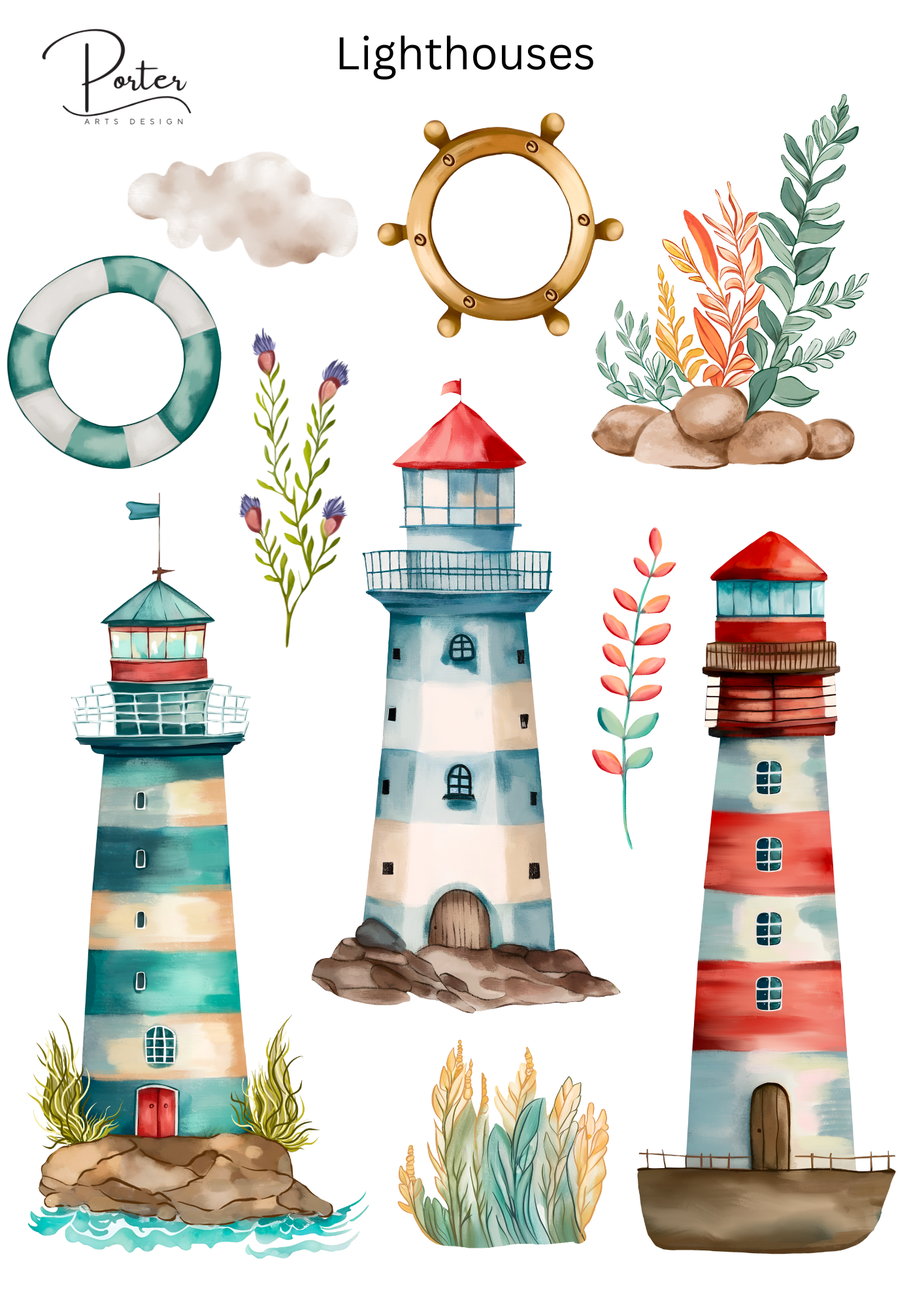 *TANGIBLE* Lighthouses Sticker