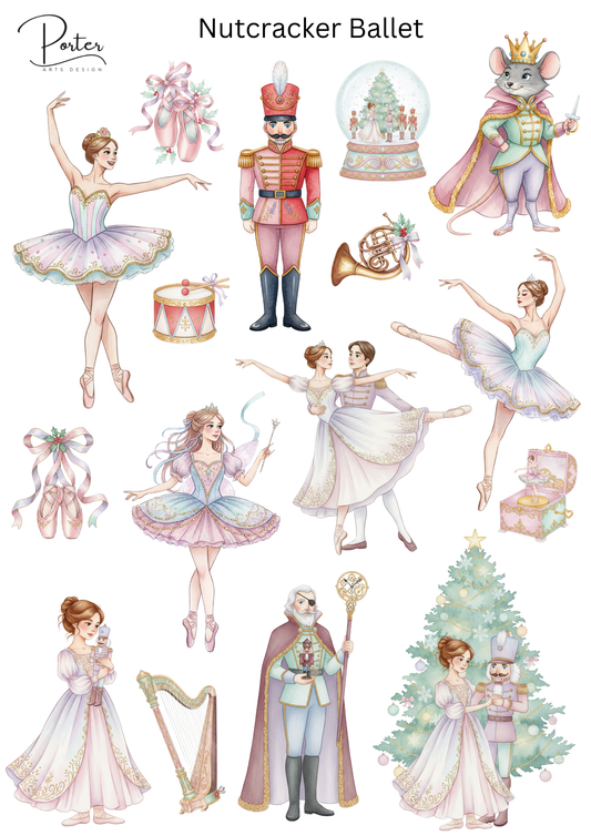 *TANGIBLE* Nutcracker Ballet Sticker