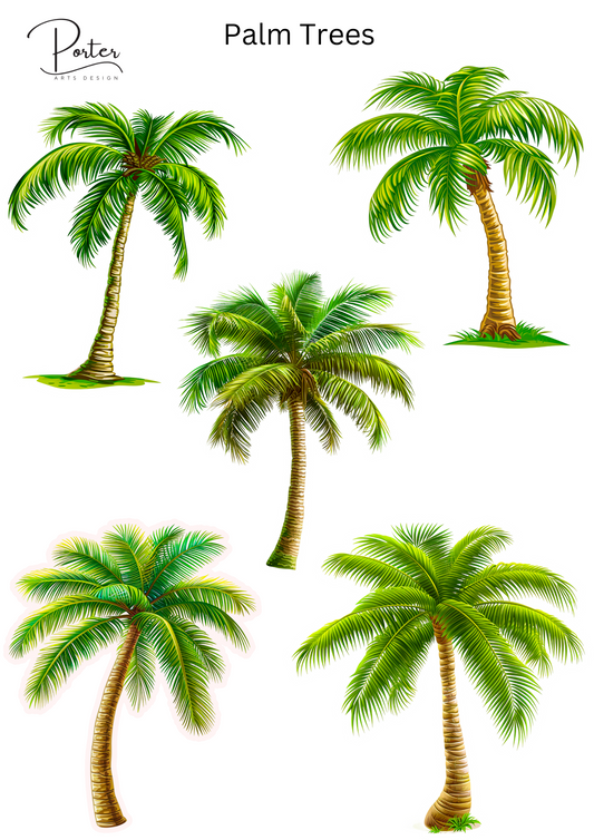 *PRINTABLE* Palm Trees Sticker