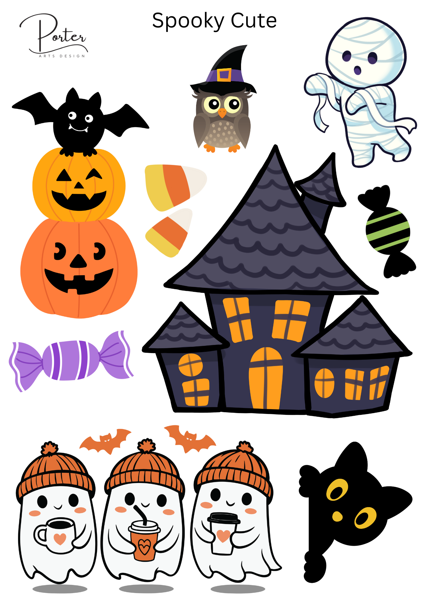 *TANGIBLE* Spooky Cute Sticker