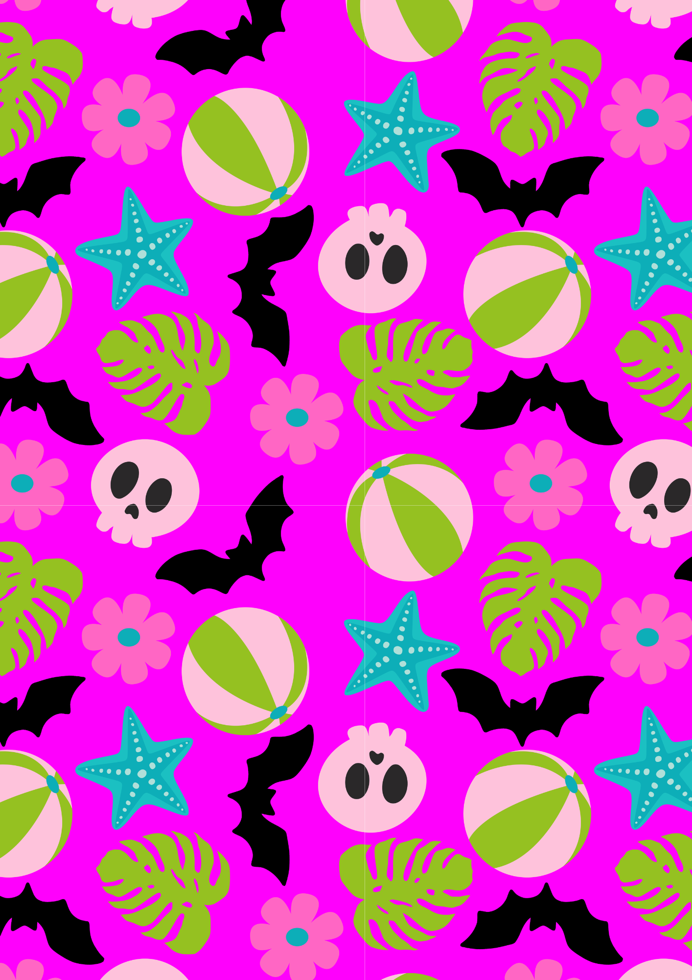 *PRINTABLE* Summerween Paper Sticker