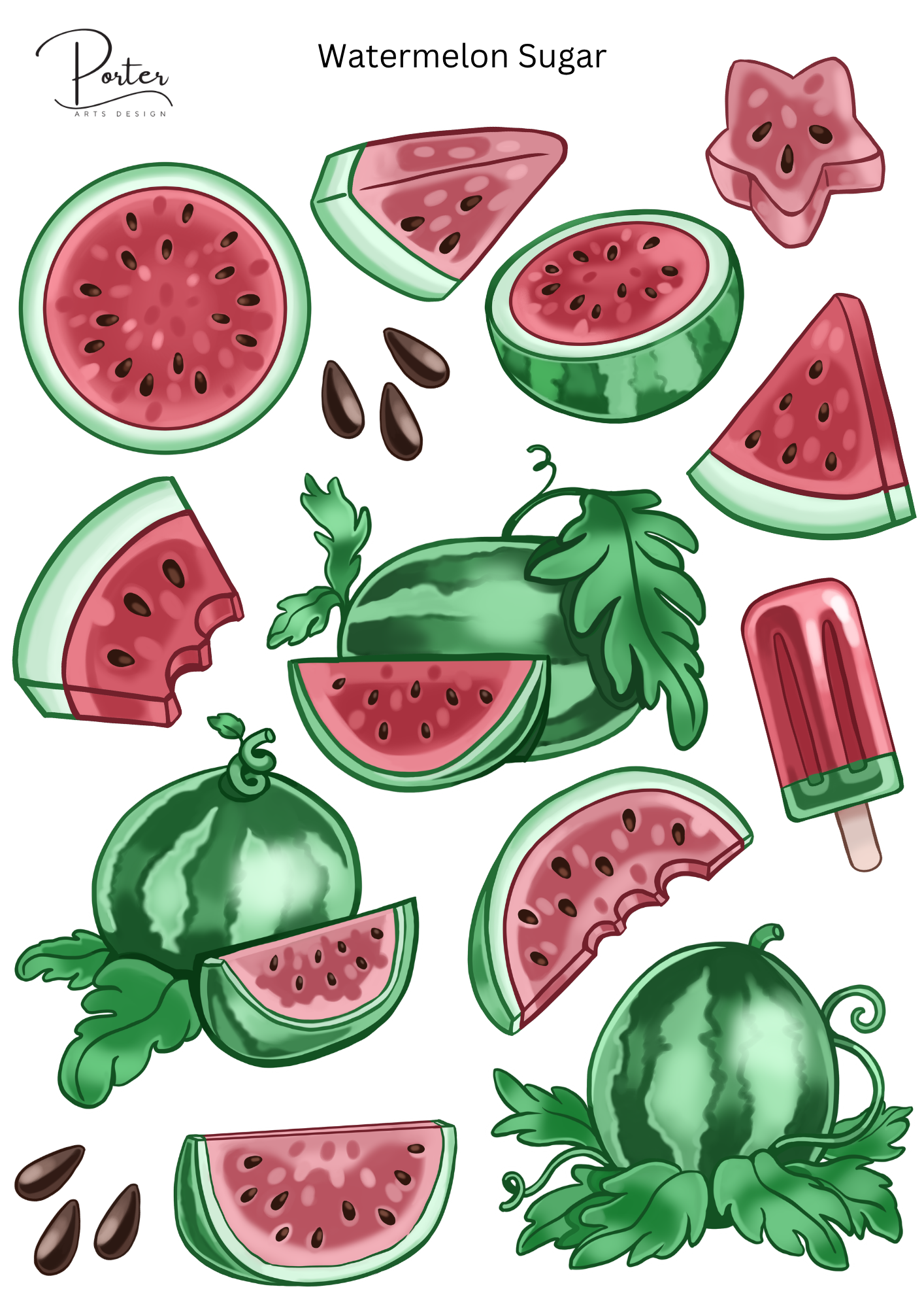 *TANGIBLE* Watermelon Sugar Sticker