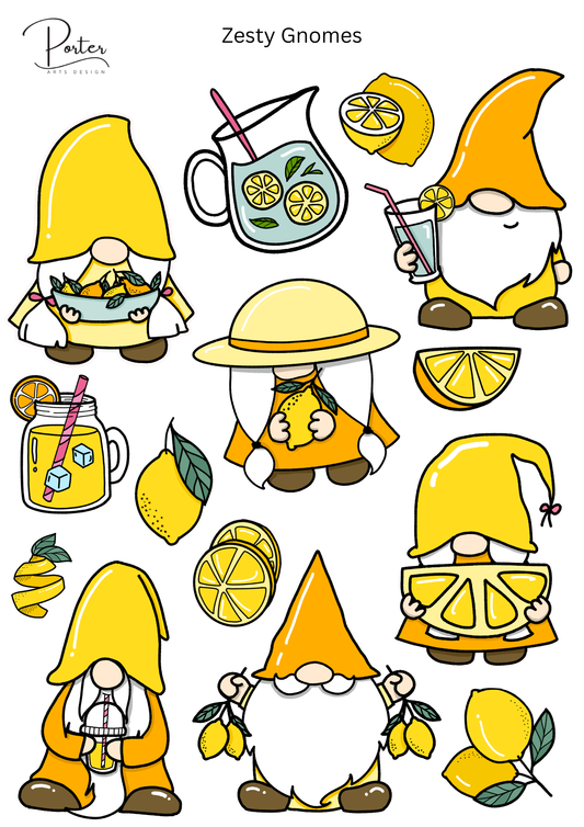 *TANGIBLE* Zesty Gnomes Sticker